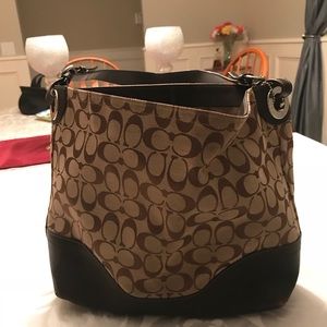 Coach tote clean inside.